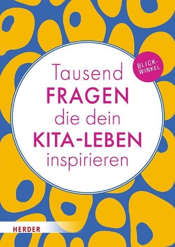 Buchcover und Innenansicht für das Buch: Tausend Fragen die dein Kita-Leben inspirieren