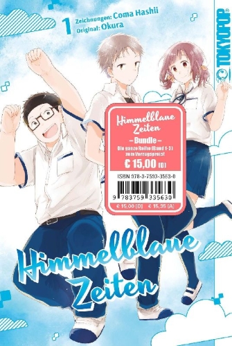 Buchcover und Innenansicht für das Buch: Himmelblaue Zeiten Bundle