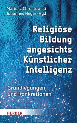 Buchcover und Innenansicht für das Buch: Religiöse Bildung angesichts Künstlicher Intelligenz
