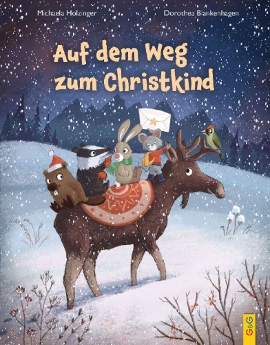 Buchcover und Innenansicht für das Buch: Auf dem Weg zum Christkind