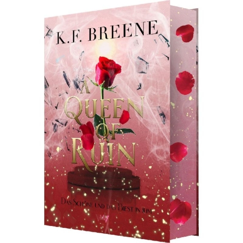 Buchcover und Innenansicht für das Buch: A Queen of Ruin: Romantasy für Erwachsene