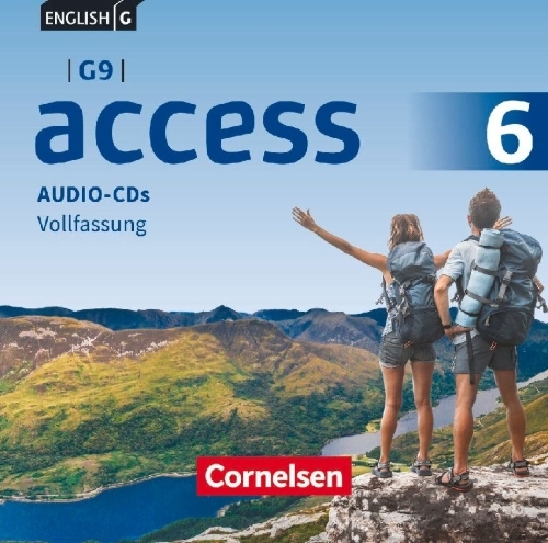 Buchcover und Innenansicht für das Buch: Access G9 Band 6. 10. Schuljahr - Audio-CDs