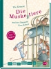 Buchcover und Innenansicht für das Buch: Erst ich ein Stück, dann du - Die Muskeltiere und der fliegende Herr Robert