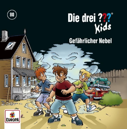 Buchcover und Innenansicht für das Buch: Die drei ??? Kids 80. Gefährlicher Nebel