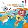 Buchcover und Innenansicht für das Buch: Lilli, Bakabu & du: Abenteuer Mathematik 4