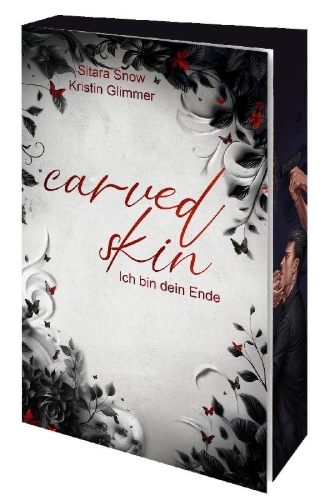 Buchcover und Innenansicht für das Buch: Carved Skin - Ich bin dein Ende