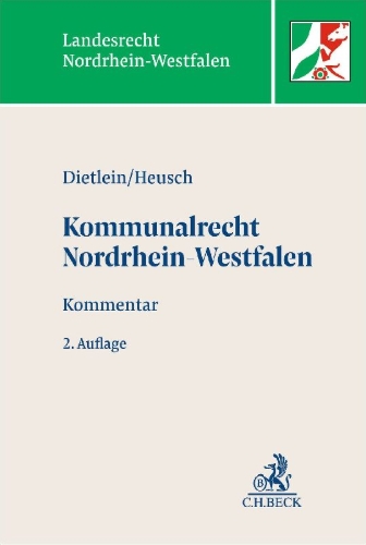 Buchcover und Innenansicht für das Buch: Kommunalrecht Nordrhein-Westfalen