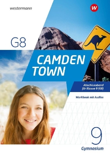Buchcover und Innenansicht für das Buch: Camden Town 9 (G8). Workbook mit Audios. Allgemeine Ausgabe für Gymnasien