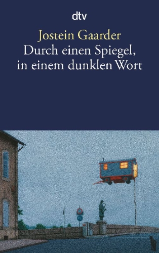 Buchcover und Innenansicht für das Buch:  >I et speil, i en gäte<