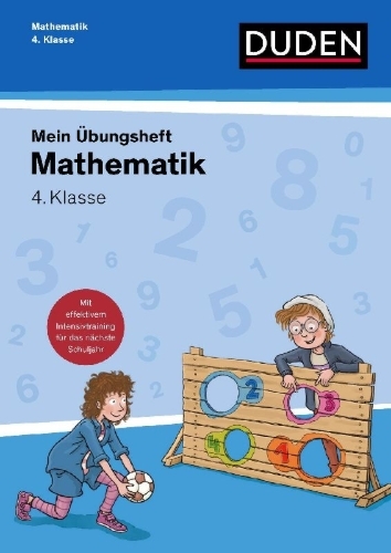 Buchcover und Innenansicht für das Buch: Übungsheft Mathematik - 4. Klasse