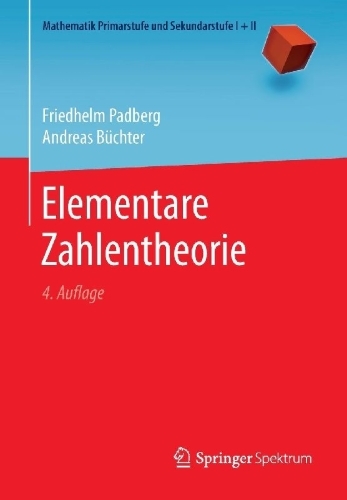 Buchcover und Innenansicht für das Buch: Elementare Zahlentheorie