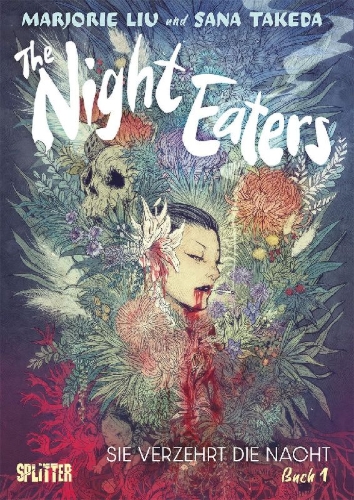 Buchcover und Innenansicht für das Buch: The Night Eaters. Band 1