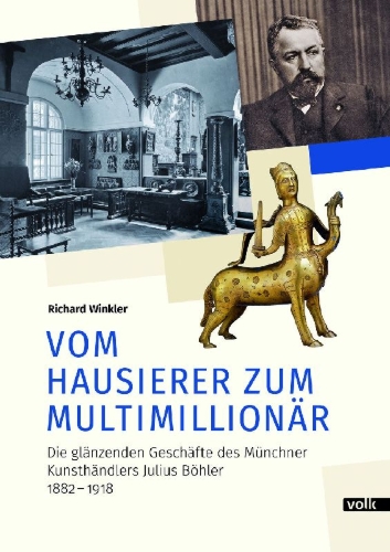 Buchcover und Innenansicht für das Buch: Vom Hausierer zum Multimillionär