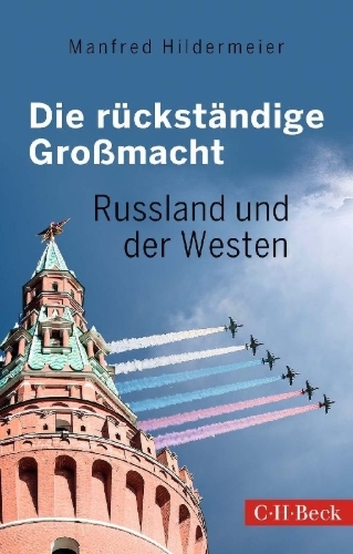 Buchcover und Innenansicht für das Buch: Die rückständige Großmacht