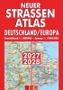 Buchcover und Innenansicht für das Buch: Neuer Straßenatlas Deutschland/Europa 2027/2028