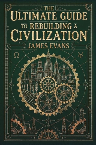 Buchcover und Innenansicht für das Buch: The Ultimate Guide to Rebuilding a Civilization