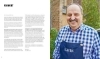 Buchcover und Innenansicht für das Buch: Kochen und backen in Perfektion mit dem Holzbackofen