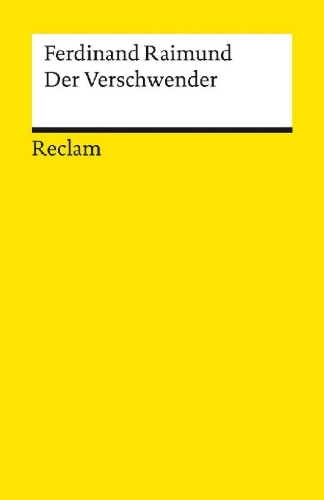Buchcover und Innenansicht für das Buch: Der Verschwender