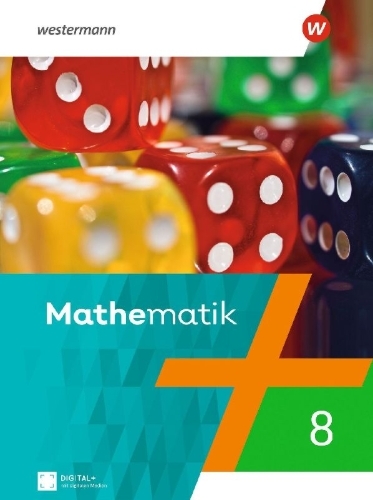 Buchcover und Innenansicht für das Buch: Mathematik 8. Schulbuch. Für Berlin, Brandenburg, Sachsen-Anhalt, Thüringen
