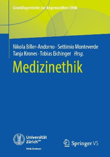 Buchcover und Innenansicht für das Buch: Medizinethik