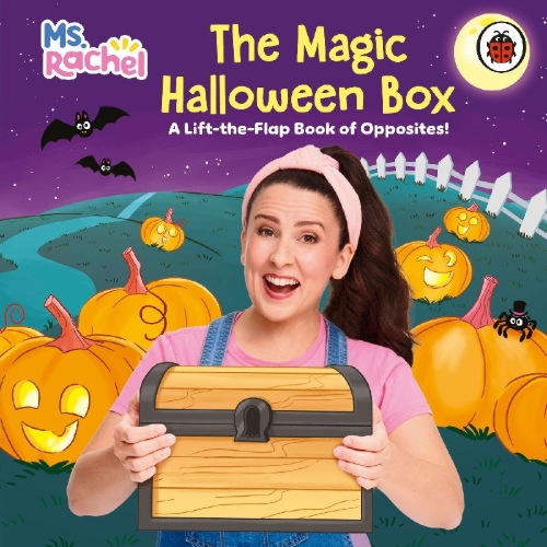Buchcover und Innenansicht für das Buch: Ms Rachel: The Magic Halloween Box