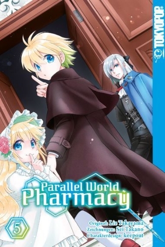 Buchcover und Innenansicht für das Buch: Parallel World Pharmacy 05