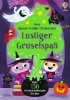 Buchcover und Innenansicht für das Buch: Mein Immer-wieder-Stickerbuch: Lustiger Gruselspaß