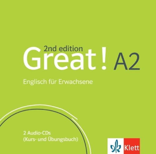 Buchcover und Innenansicht für das Buch: Great! A2 2nd edition. 2 Audio-CDs