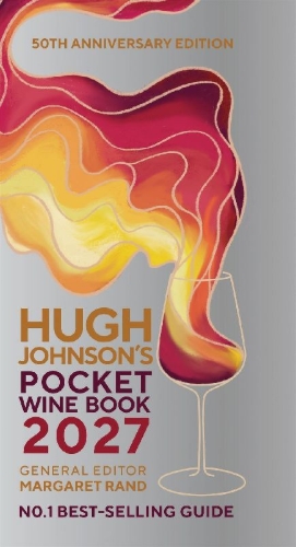 Buchcover und Innenansicht für das Buch: Hugh Johnson's Pocket Wine Book 2027