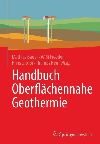Buchcover und Innenansicht für das Buch: Handbuch Oberflächennahe Geothermie