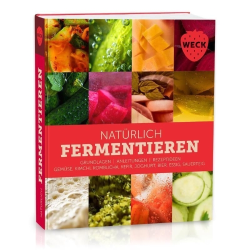 Buchcover und Innenansicht für das Buch: Natürlich Fermentieren