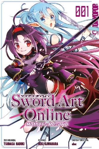 Buchcover und Innenansicht für das Buch: Sword Art Online - Mother's Rosario 01