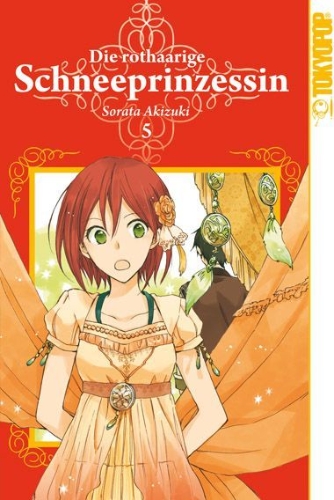 Buchcover und Innenansicht für das Buch: Die rothaarige Schneeprinzessin 05