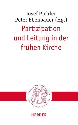 Buchcover und Innenansicht für das Buch: Partizipation und Leitung in der frühen Kirche