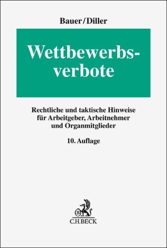 Buchcover und Innenansicht für das Buch: Wettbewerbsverbote