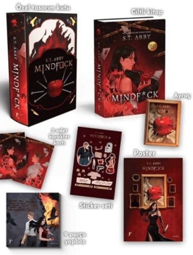 Buchcover und Innenansicht für das Buch: Mindfck Tek Kitap Koleksiyon Baskisi Ciltli - Özel Kutulu