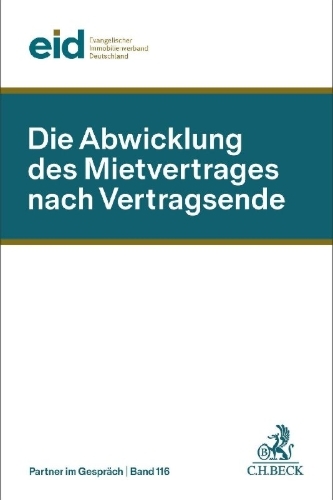Buchcover und Innenansicht für das Buch: Die Abwicklung des Mietvertrages nach Vertragsende