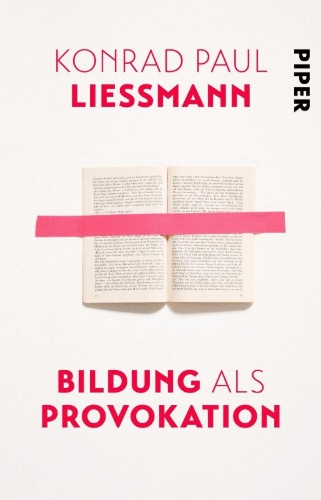 Buchcover und Innenansicht für das Buch: Bildung als Provokation