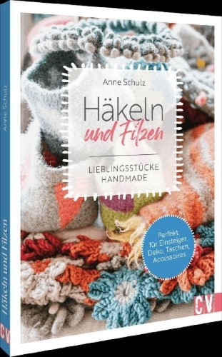 Buchcover und Innenansicht für das Buch: Häkeln und Filzen