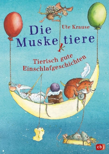 Buchcover und Innenansicht für das Buch: Die Muskeltiere - Tierisch gute Einschlaf-Geschichten