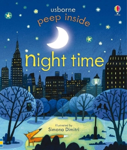 Buchcover und Innenansicht für das Buch: Peep Inside: Night-Time