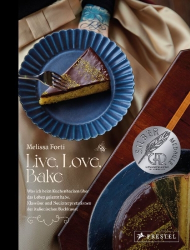 Buchcover und Innenansicht für das Buch: Live, Love, Bake