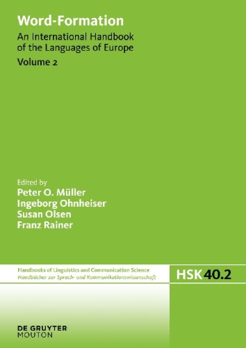 Buchcover und Innenansicht für das Buch: Word-Formation, Volume 2, Word-Formation