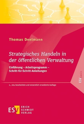 Buchcover und Innenansicht für das Buch: Strategisches Handeln in der öffentlichen Verwaltung