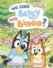 Buchcover und Innenansicht für das Buch: BLUEY - Wo sind Bluey und Bingo?