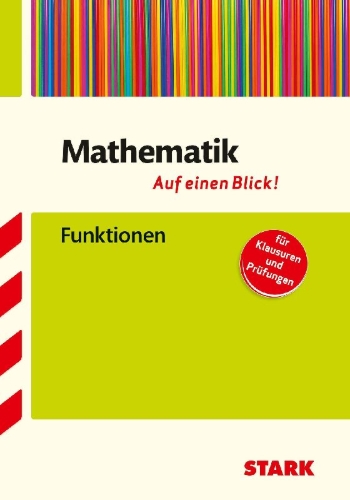 Buchcover und Innenansicht für das Buch: Mathematik - auf einen Blick! Funktionen
