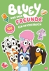 Buchcover und Innenansicht für das Buch: BLUEY - Bluey and Friends - Sticker-Activity
