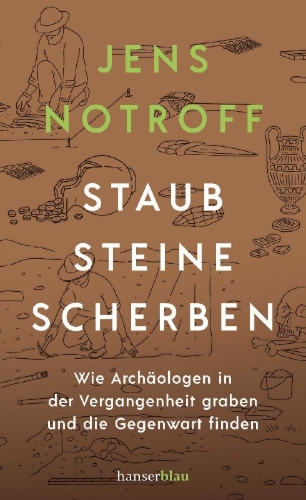 Buchcover und Innenansicht für das Buch: Staub, Steine, Scherben