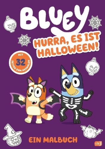 Buchcover und Innenansicht für das Buch: BLUEY - Hooray, It's Halloween