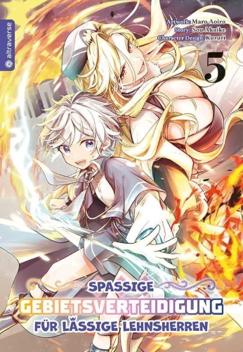 Buchcover und Innenansicht für das Buch: Okiraku Ryoushu no Tanoshii Ryouchi Bouei VOL. 5